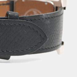 Pre Owned Hermes Heure H HH1.505 Quartz Stainless Steel Womens Wristwatch 26 mm