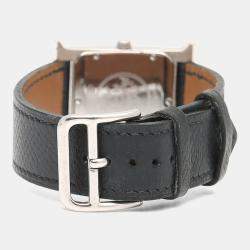 Pre Owned Hermes Heure H HH1.505 Quartz Stainless Steel Womens Wristwatch 26 mm
