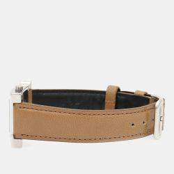 Pre Owned Hermes Heure H HH1.210 Quartz Stainless Steel Womens Wristwatch 21 mm