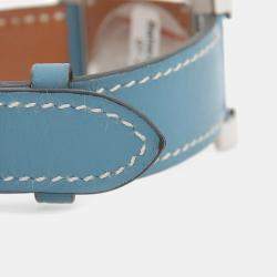 Pre Owned Hermes Heure H HH1.210 Quartz Stainless Steel Womens Wristwatch 21 mm