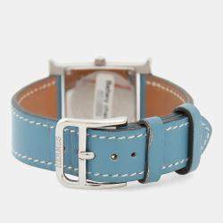 Pre Owned Hermes Heure H HH1.210 Quartz Stainless Steel Womens Wristwatch 21 mm