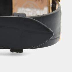 Pre Owned Hermes Heure H HH1.201 Quartz Gold Plated Stainless Steel Womens Wristwatch 21 mm