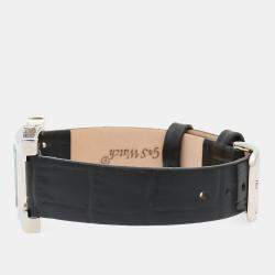 Pre Owned Hermes Heure H HH1.210 Quartz Mother of Pearl Stainless Steel Womens Wristwatch 21 mm