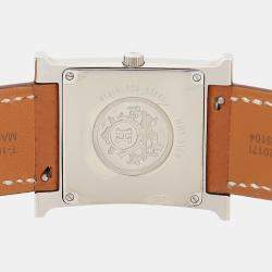 Pre Owned Hermes Heure H HH1.510e Quartz Stainless Steel Men's Wristwatch 26.5 mm