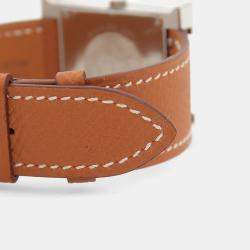 Pre Owned Hermes Heure H HH1.510e Quartz Stainless Steel Men's Wristwatch 26.5 mm