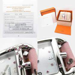 Pre Owned Hermes Cape Cod CC1.233 Quartz White Stainless Steel  Women's Wristwatch 23 mm