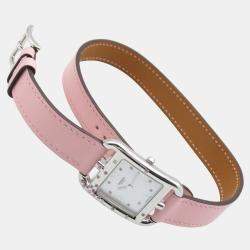Pre Owned Hermes Cape Cod CC1.233 Quartz White Stainless Steel  Women's Wristwatch 23 mm