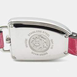 Pre Owned Hermes Galop GA1.110 Quartz Silver Stainless Steel Women's Wristwatch 20 mm