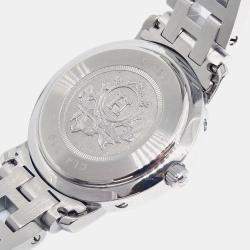 Pre Owned Hermes Clipper CL4.210 Quartz White Stainless Steel Women's Wristwatch 24 mm