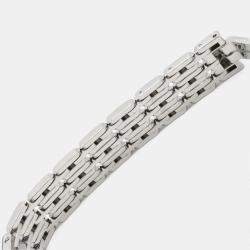 Pre Owned Hermes Kelly W056304WW00 Quartz White Stainless Steel Women's Wristwatch 16 mm