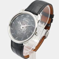 Pre Owned Hermes Arceau AR2.710 Automatic Black Stainless Steel Women's Wristwatch 40 mm