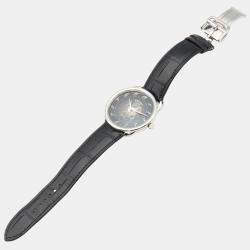 Pre Owned Hermes Arceau AR2.710 Automatic Black Stainless Steel Women's Wristwatch 40 mm