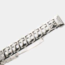 Pre Owned Hermes Clipper CL4.230 Quartz Pink Stainless Steel Women's Wristwatch 24 mm