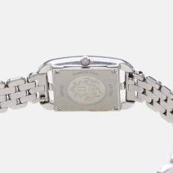 Pre Owned Hermes Cape Cod CC1.330 Quartz Black Diamonds Stainless Steel Women's Wristwatch 23mm