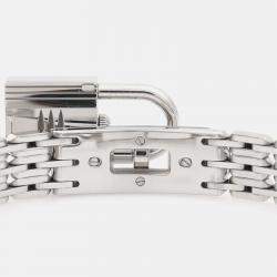 Pre Owned Hermes Kelly KE4.110 Quartz White Stainless Steel Women's Wristwatch 16mm