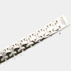 Pre Owned ساعة يد نسائية هيرمس كليبر CP1.210 ستانلس ستيل فضية كوارتز 24 مم