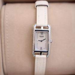 Pre Owned ساعة نانتوكيت هيرمس جلد التمساح