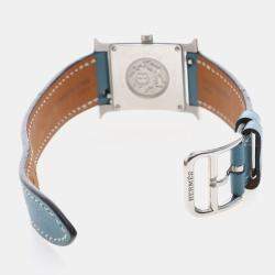 مملوكة مسبقًا Hermes Heure H HH1.210 Quartz Stainless Steel Women's Wristwatch 21.5mm