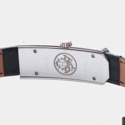 Pre Owned Hermes Kelly KT1.210 Quartz Stainless Steel Women's Wristwatch 16 mm