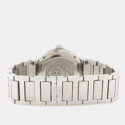 Pre Owned Hermes Nomade NO1.210 White Stainless Steel Kinetic Women's Wristwatch 27.5mm