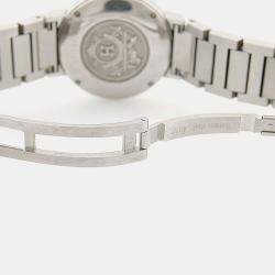 Pre Owned Hermes Nomade NO1.210 White Stainless Steel Kinetic Women's Wristwatch 27.5mm