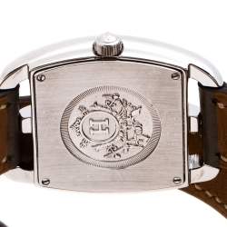 Pre Owned Hermes White Stainless Steel Cape Cod CT1.210 Women's Wristwatch 26MM