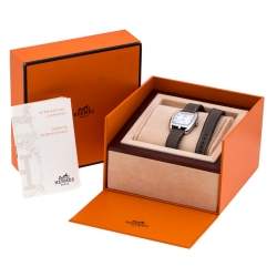 Pre Owned Hermes White Stainless Steel Cape Cod CT1.210 Women's Wristwatch 26MM