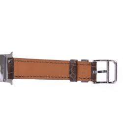 Hermes MOP Diamonds Stainless Steel HH1.210 Quartz Women's Wristwatch 30 MM