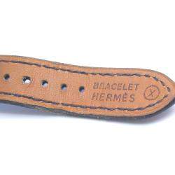 Pre Owned Hermes White Gold Plated Staineless Steel Medor ME1.201 Women's Wristwatch 23 MM