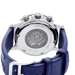 Pre Owned Hermes Silver Stainless Steel Rubber Clipper CP2.410 Women's Wristwatch 36 mm