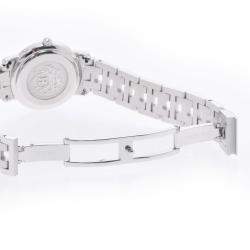 Pre Owned Hermes Pink Stainless Steel Clipper CL4.210 Women's Wristwatch 24 mm