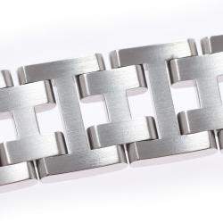 Pre Owned Hermes Pink Stainless Steel Clipper CL4.210 Women's Wristwatch 24 mm