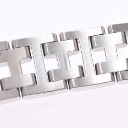 Pre Owned Hermes Pink Stainless Steel Clipper CL4.210 Women's Wristwatch 24 mm