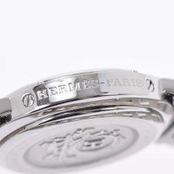 Pre Owned Hermes Pink Stainless Steel Clipper CL4.210 Women's Wristwatch 24 mm