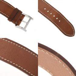 Pre Owned Hermes Silver Stainless Steel Tandem TA1.710 Quartz Women's Wristwatch 26 mm