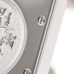 Pre Owned Hermes Silver Stainless Steel Tandem TA1.710 Quartz Women's Wristwatch 26 mm