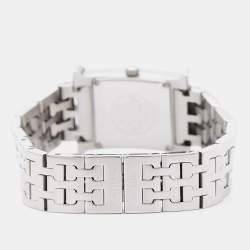 Hermes Black Stainless Steel Heure H HH1.210 Women's Wristwatch 21 mm