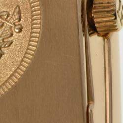 Hermes White 18k Yellow Gold Cape Cod CC1.285 Quartz Women's Wristwatch 23 mm