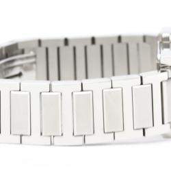 Pre Owned Hermes Silver Stainless Steel Tandem TA1.230 Quartz Women's Wristwatch 19 mm