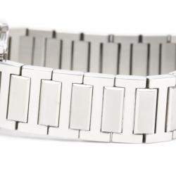 Pre Owned Hermes Silver Stainless Steel Tandem TA1.230 Quartz Women's Wristwatch 19 mm