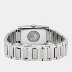 Hermes Silver Stainless Steel Tandem TA1.230 Quartz Women's Wristwatch 19 mm