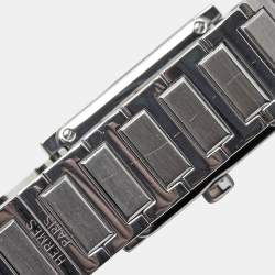 Hermes Silver Stainless Steel Tandem TA1.230 Quartz Women's Wristwatch 19 mm
