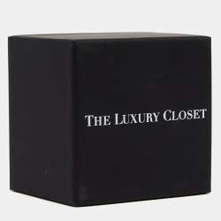 Pre Owned Hermes White Yellow Gold Plated stainless Steel Leather Heure H HH1.101 Women's Wristwatch 17 mm