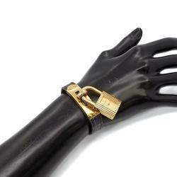 Hermes Champagne Yellow Gold Plated Stainless Steel Kelly Quartz Women's Wristwatch 20 mm