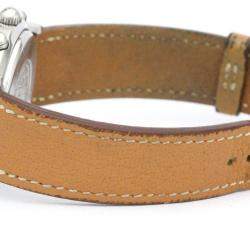 Hermes White Stainless Steel Clipper CL1.310 Women's Wristwatch 31 mm