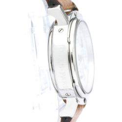 Hermes White Stainless Steel Clipper CL1.310 Women's Wristwatch 31 mm
