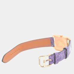 Hermes MOP Diamonds 18K Rose Gold Cape Cod CC1.274 Women's Wristwatch 23 mm