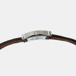 Hermes Blue Stainless Steel Heure H HH1.210 Quartz Women's Wristwatch 21 mm
