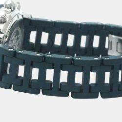 Hermes Blue Stainless Steel Clipper CL2.317 Quartz Women's Wristwatch 33 mm