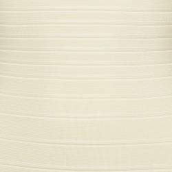 Herve Leger Ivory Bandage Knit Sleeveless Bodycon Dress S